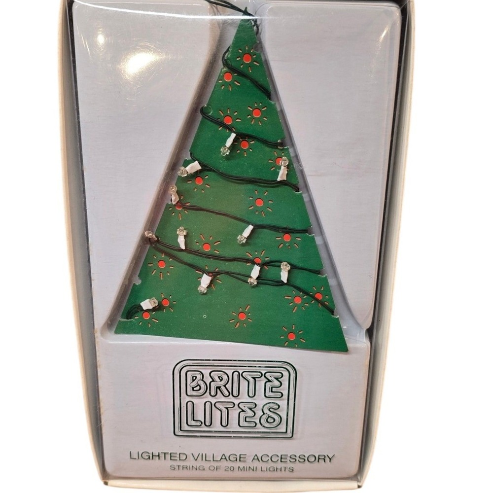 Department 56 Brite Lites Lighted Village Accessory STRING LIGHTS 20 mini lights